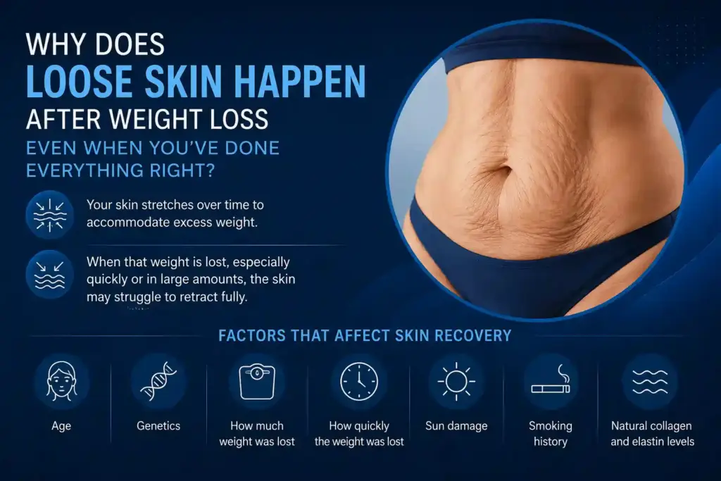 Why Does Loose Skin Happen After Weight Loss Even When You’ve Done Everything Right Greater London?