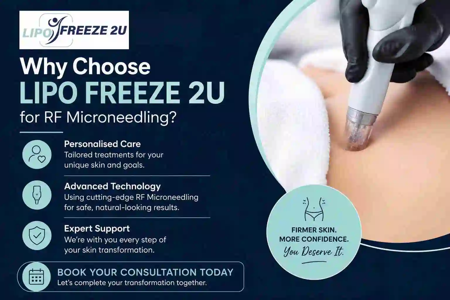 Why Choose LIPO FREEZE 2U for RF Microneedling Greater London?